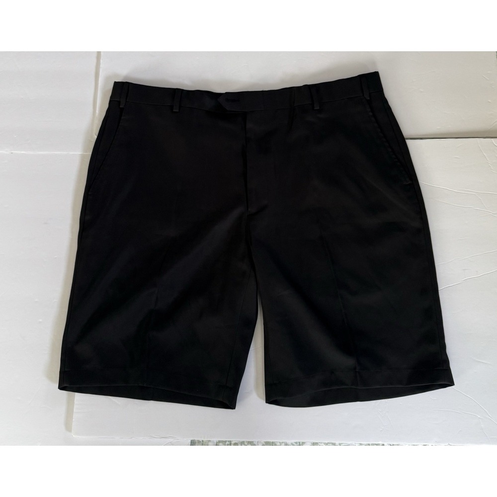 NWT David Leadbetter Dress Shorts Men's Sz 40 Tailored Fit Black